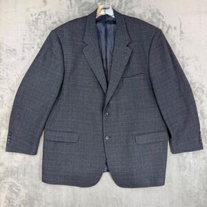 Pronto Uomo Mens 50R Blazer Jacket Lanificio Mario Zegna Wool Cashmere Gray